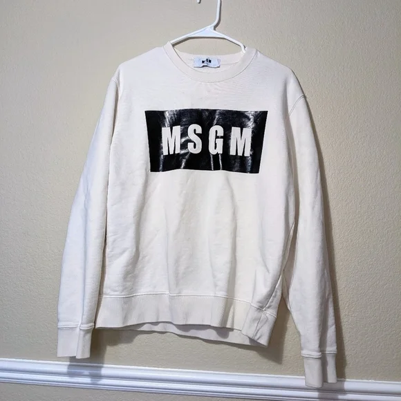 MSGM Oversized Pullover Sweatshirt